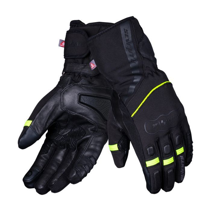 Manusi barbati Touring Seventy SD-T7 Gobi negru/galben fluor