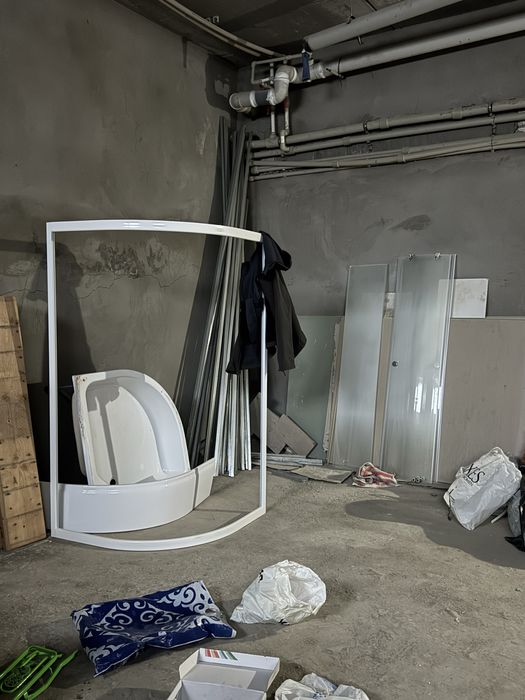 Строй материалы, гипсокартон, профиль, душевая кабина