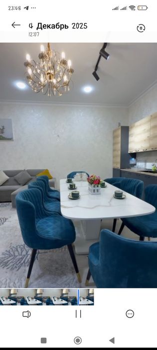 Stol stul  6 kishilik