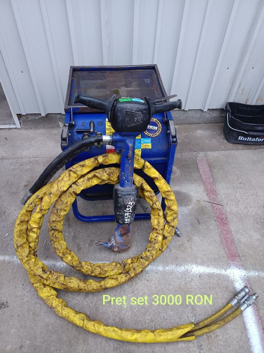 Pistol de legat fier Max 398S Husqvarna  de tăiat beton fier cărămidă max de legat fier cu sarma placa compactoare diesel picamer hidraulic