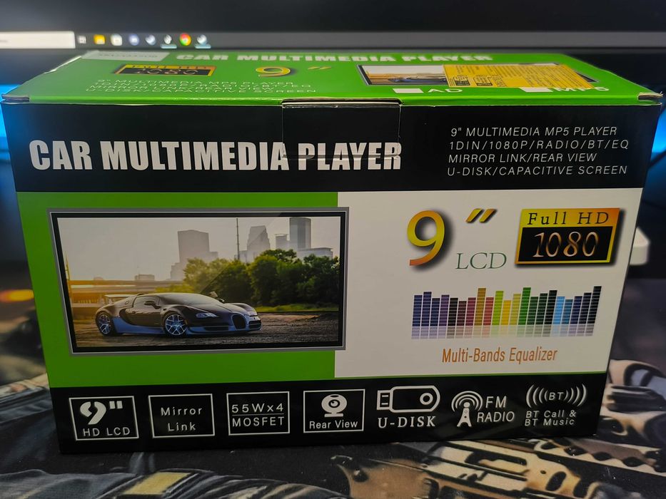 Универсален 9-инчов мултимедиен MP5 плейър за автомобил