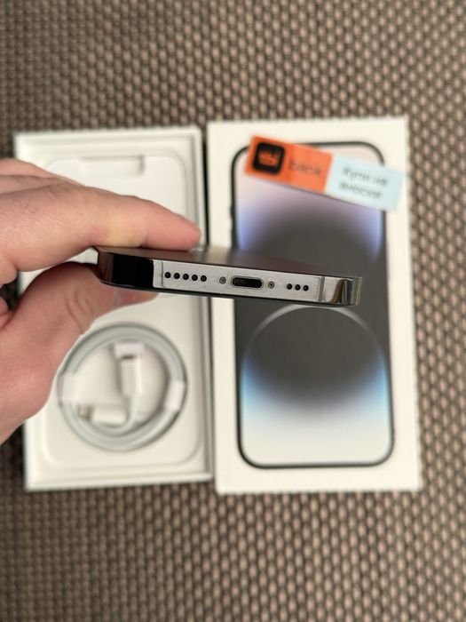 Лизинг 35лв/м Iphone 14 Pro Black айфон 14 про черен 128гб