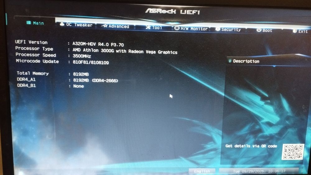 Материнская плата ASRocK с процессором АМD