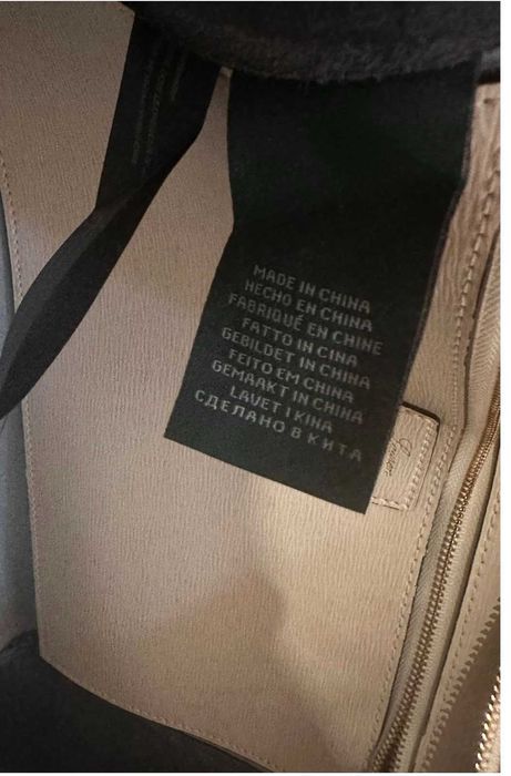 Lauren Ralph Lauren чанта естествена кожа