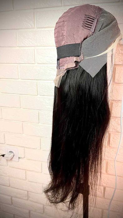 Перука от 100 % ЕСТЕСТВЕН косъм.Нов.70 см