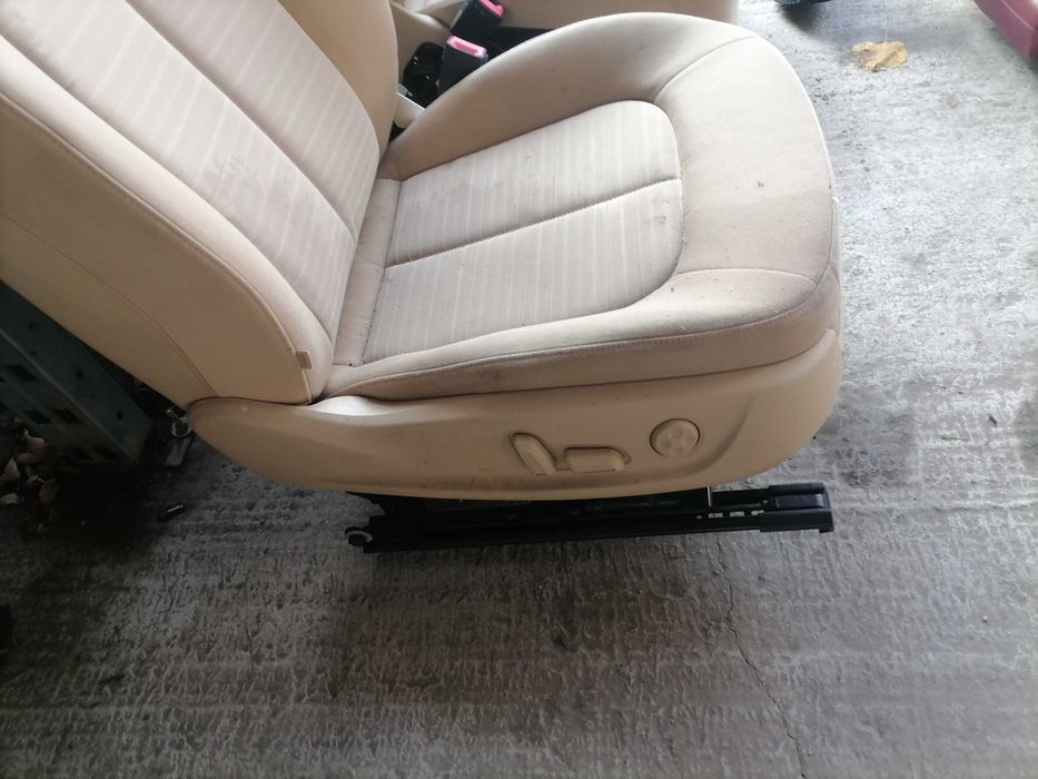 Interior textil crem Audi A6 4G 2012 incalzire memorii reglaj electric