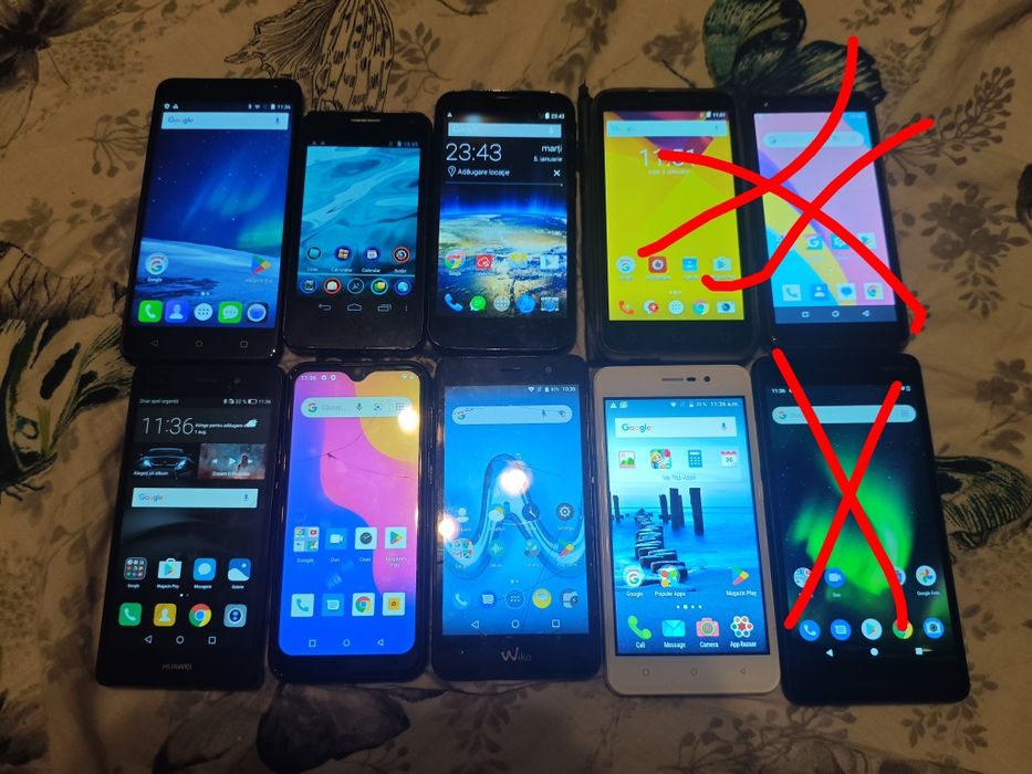 Lot 7 telefoane sparte/intacte