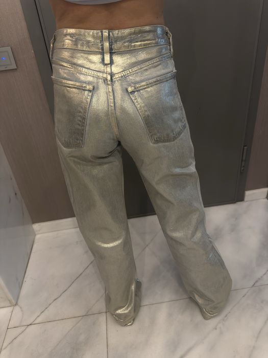 Дънки сребристи ZARA