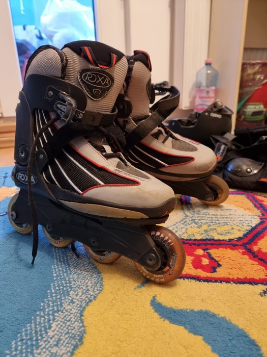 Role cu echipament complet, cască, cotiere, genunchiere