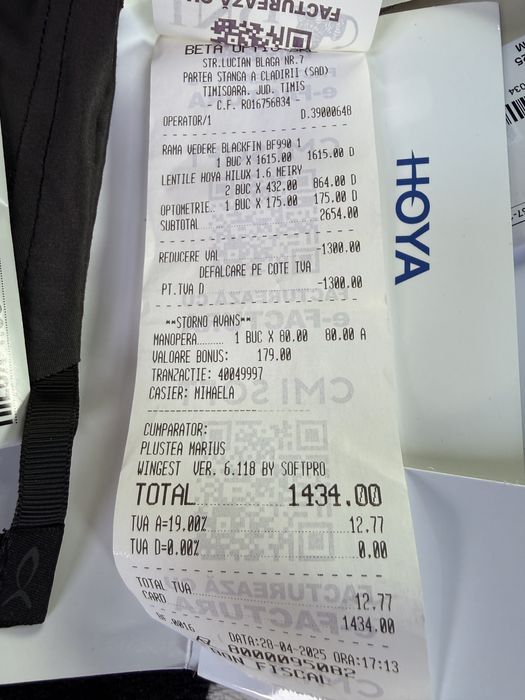 Ochelari de vedere Blackfin – Titan ultra-ușor – ca noi – Dioptrii personalizate