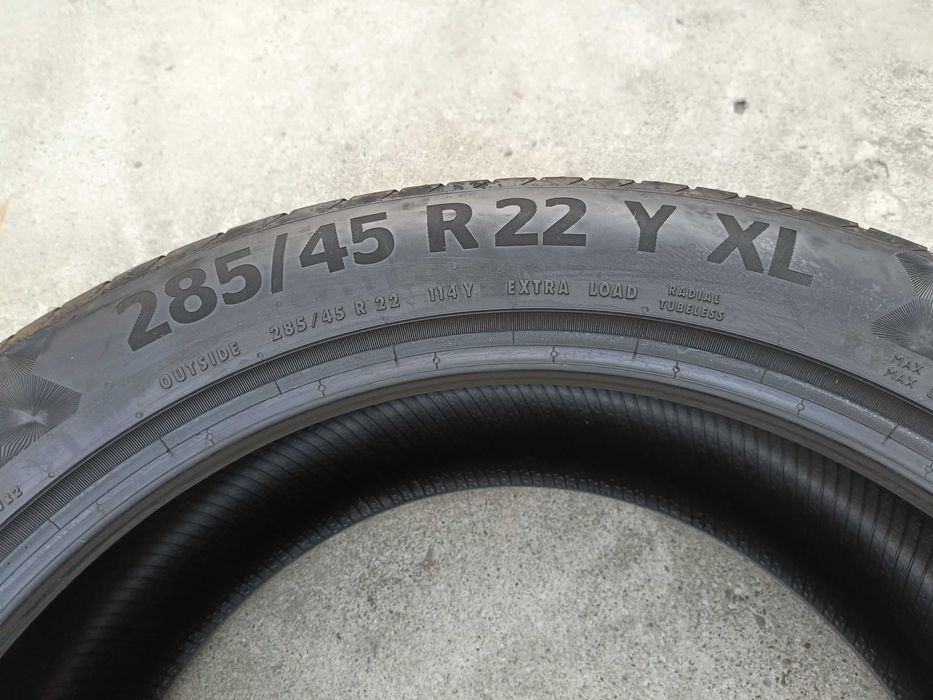 O anvelopa vara 285 45 22 continental premiumcontact 6 profil de 7 mm 5023