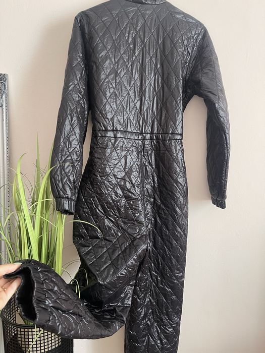 Salopeta pentru schi marimea M crem/negru