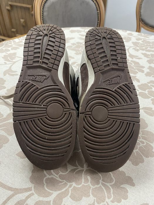 Vand Nike Dunk High Light Chocolate