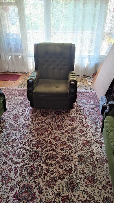 Мека мебел - тройка, двойка, кресло, табуретка