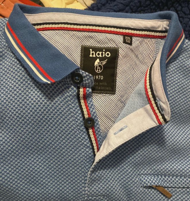 Hajo XXL jumper blouse polo-sweatshirt - bluza barbati polo Hajo XXL