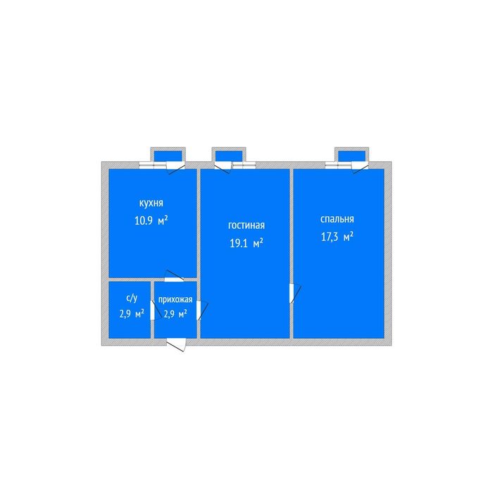 Продажа 2-комнатной квартиры