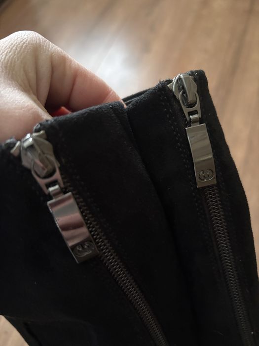 Gerry Weber ботуши от естествен велур/кожа