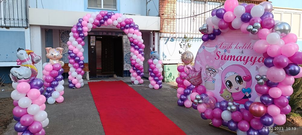 Скидкада чегирмада Афармления Туй ва Бешик Туй безатиш афармления