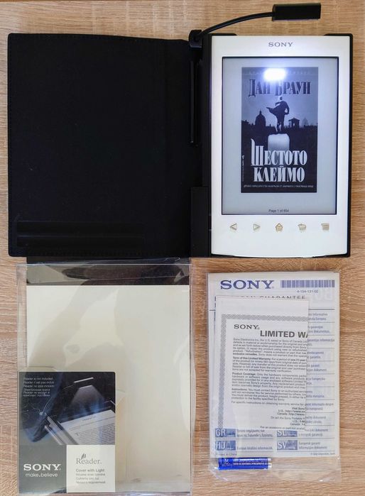 Електронен четец SONY Reader PRS-T2 / електронна книга с осветление