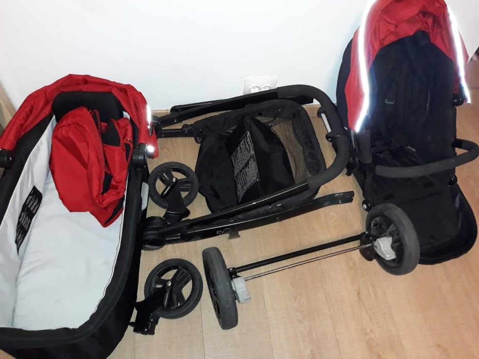 Carucior Graco Evo 3 in 1 Rosu