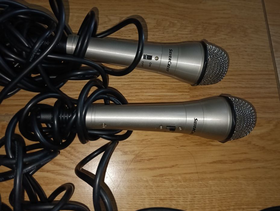 Set microfoane silver crest