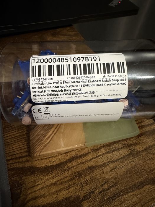 Механични суичове за клавиатура kalih deep sea pink low profile