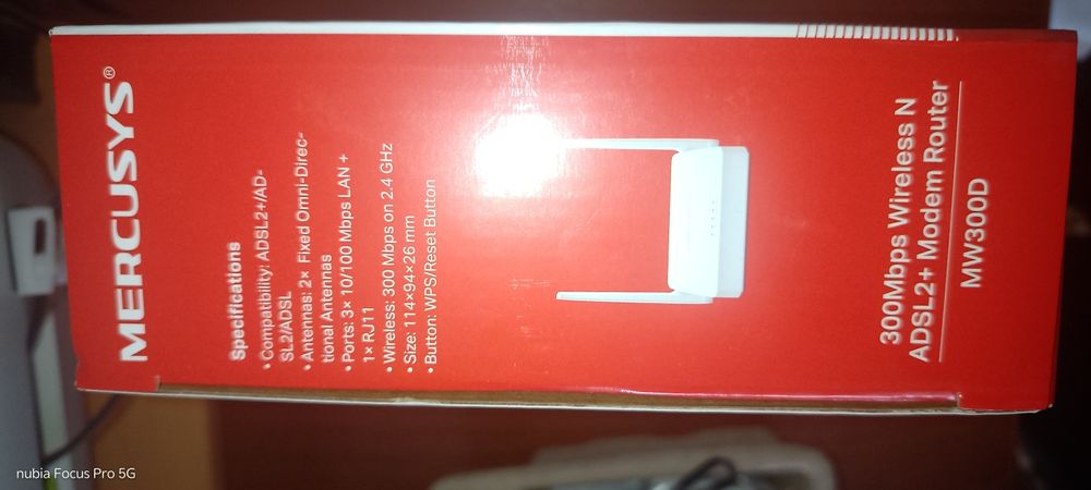 Wi-Fi роутер Mercusys MW300D