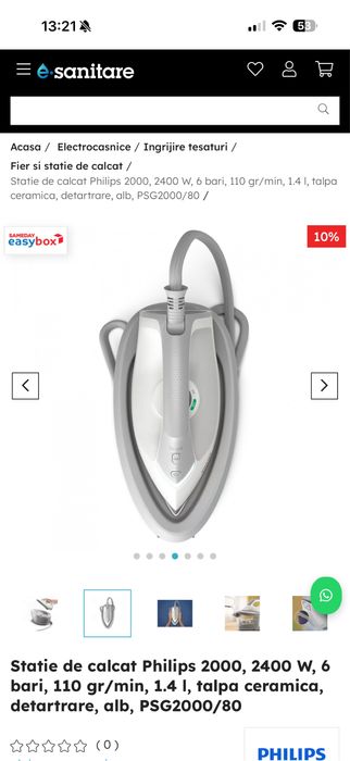 Statie de calcat Philips 2000