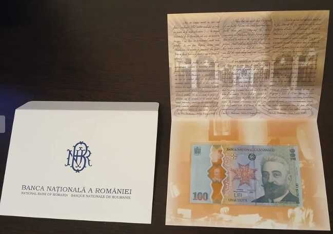 Bancnota aniversara 100 lei Bratianu