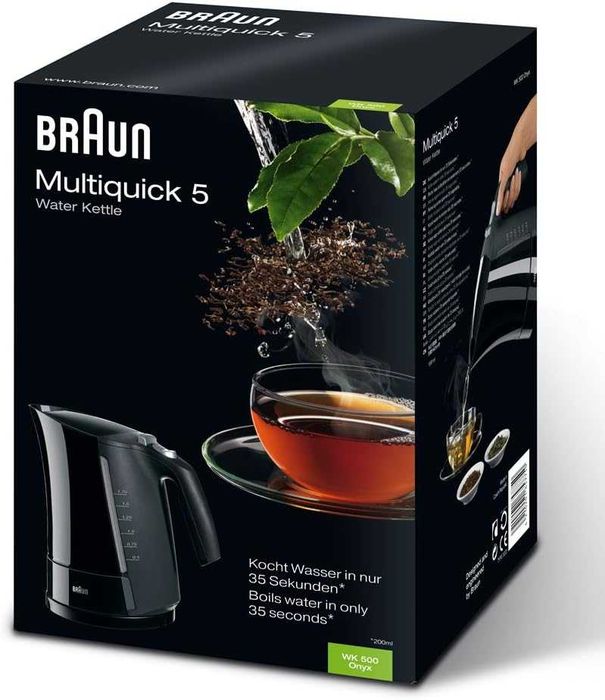 Чайник, кана Braun Multiquick 5-Kettle 1.6L, 3000W
