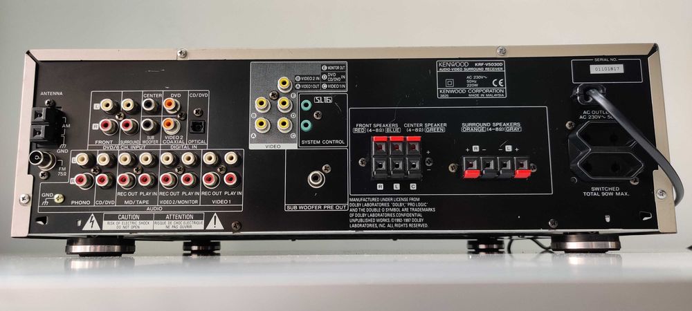 Kenwood KRF V 5030D – Receiver Digital – Intrare Phono & Optic – 5x80W