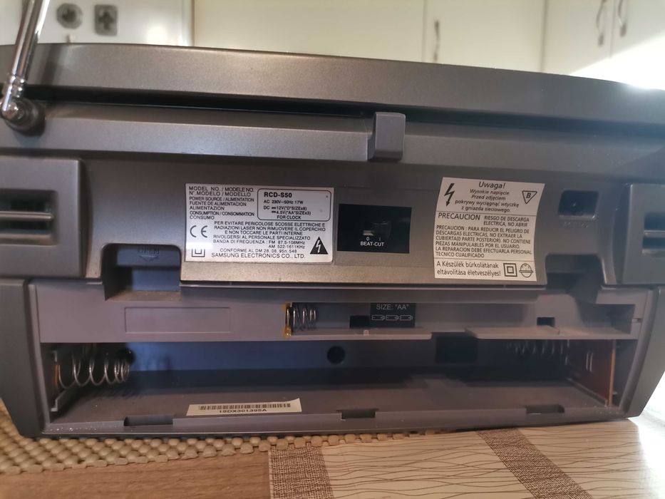 Радиокасетофон Samsung RCD-S50 (За ремонт на CD / За части)