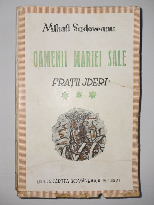 Cărți vechi pentru bibliofili 1942 Frații Jderi Mihail Sadoveanu