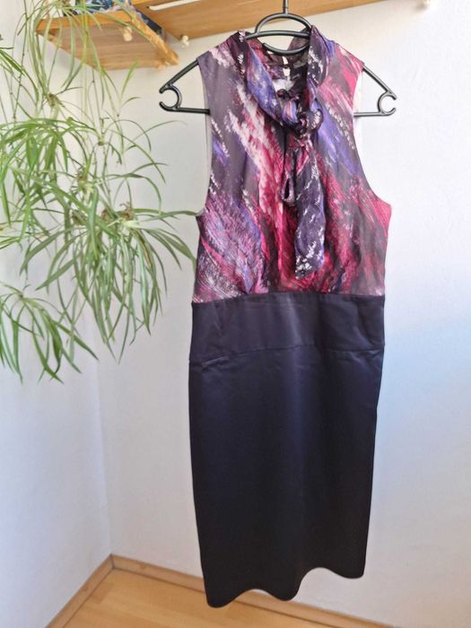 Rochie colorata, bluza Zara,bolerou paiete, salopeta eleganta,Pret mic