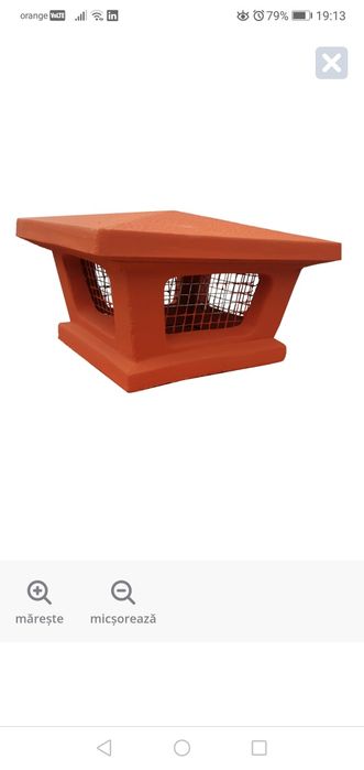 Caramida cos fum, diametru 18 cm