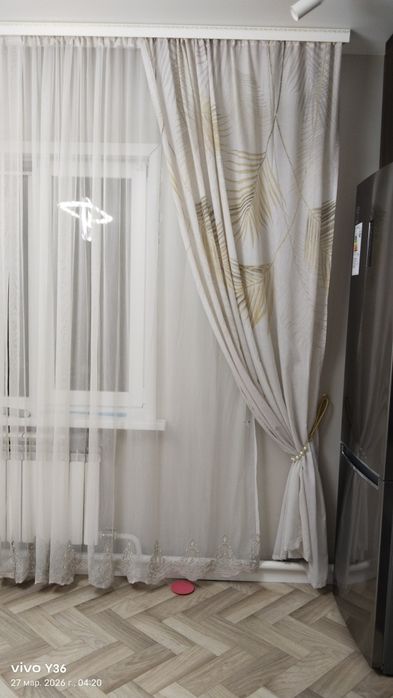 Продам штор лен  и тюль