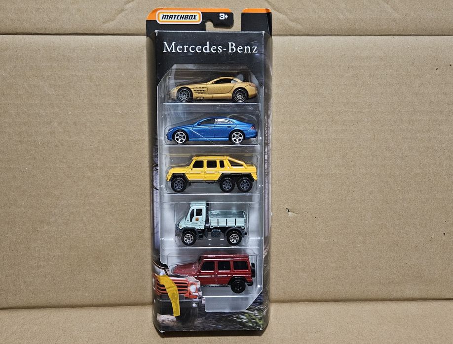 Mercedes Matchbox 5 pack колички