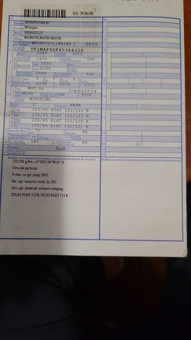 Vând Renault Master  2011