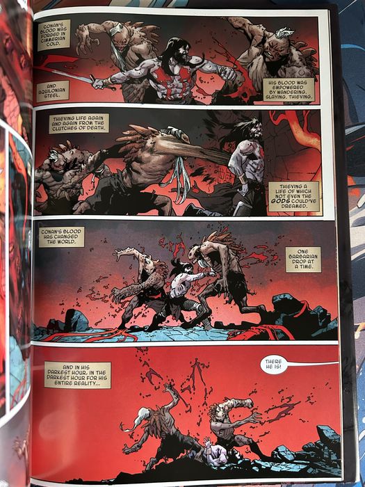 Conan the Barbarian – Marvel Hardcover OOP – Jason Aaron (ca nou, impecabil)