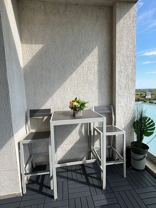 Mobilier terasa  IKEA Själland (masa + 2 scaune) - Stare excelentă