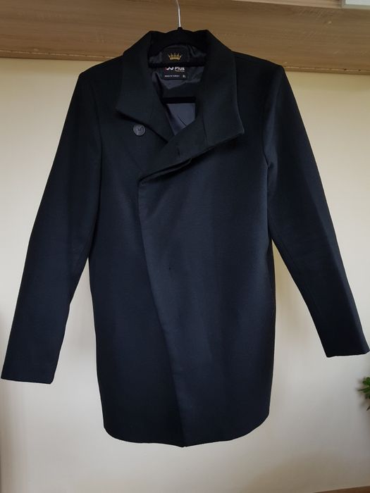 Palton barbati asimetric slim fit