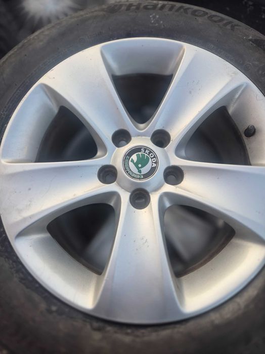 4 алуминиеви джанти 16" RONAL, 5X112 с гуми 215/60R16