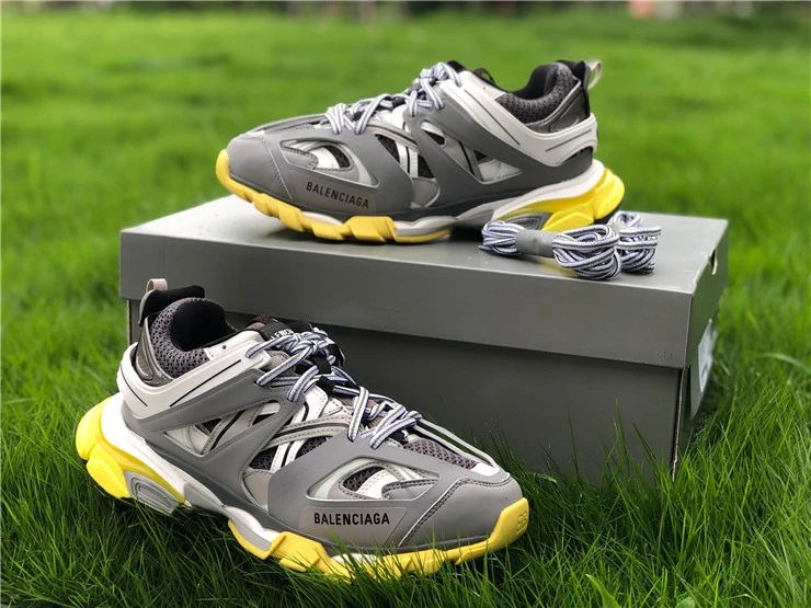Balenciaga Track Sneaker "Grey/Yellow"