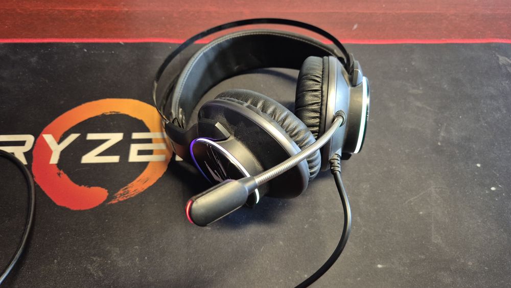 Casti cu microfon Gaming AORUS H1, 7.1, cu fir, Environmental Noise Ca