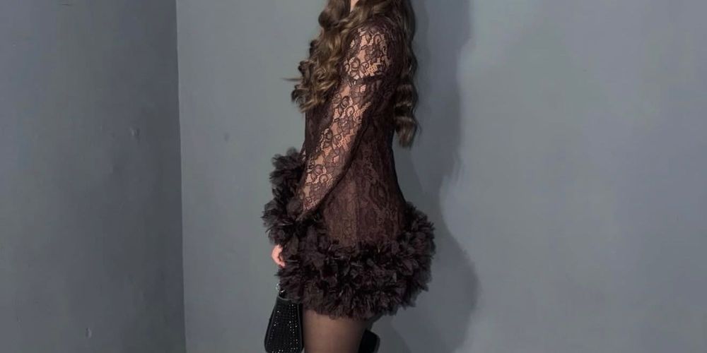 Рокли с дантела