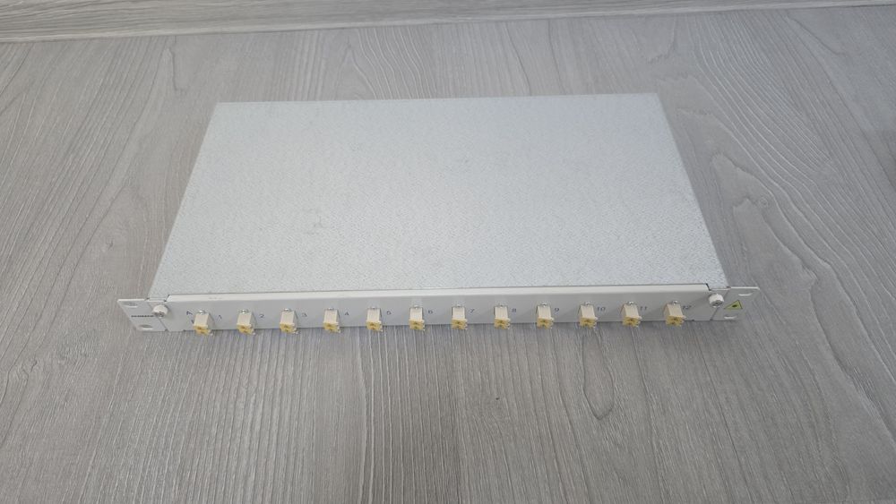 Patchpanel Schrack  FO 19", 1UV, culisant, pentru 24 fibre, HSELS24MCG