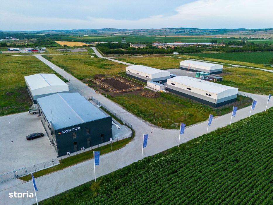 Hala noua si teren de inchiriat, parc industrial nou, ideal IMM,
