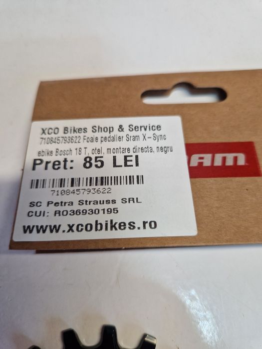 Foaie pedalier SRAM bicicleta electrica Bosch generatie 2 ebike