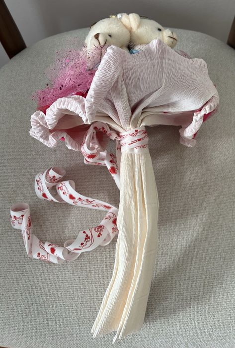 Подарочный букет из мишек