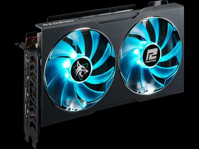 AMD RX 6600 8GB PowerColor Hellhound в отлично състояние